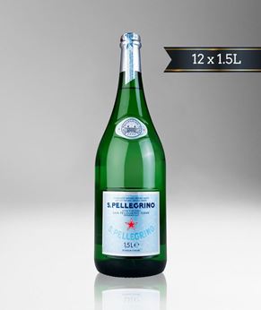 Picture of [S. Pellegrino] Sparkling Water, Glass Bottle With Crown Cap, 12x1.5L