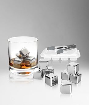 Picture of [S.Quire] Stainless Steel Ice Cube, Set Of 8