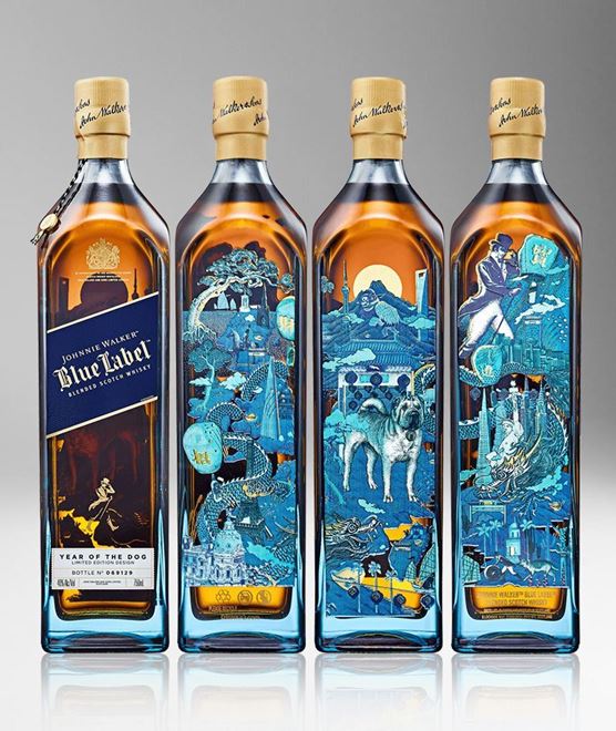 bestrating Structureel bezig Johnnie Walker Blue Label Year Of The Dog Limited Edition 2018 . Private  Bar Online Store
